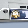 14790 Chrome-Metal License Plate Frame, 6.25 in. x 12.25 in., Chicago Blackhawks - image 4