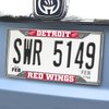 14793 Chrome-Metal License Plate Frame, 6.25 in. x 12.25 in., Detroit Red Wings - image 2