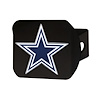 22553 Black-Metal Hitch Cover w/ 3D Color Emblem, Dallas Cowboys [Blue] - image 1