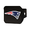 22586 Black-Metal Hitch Cover w/ 3D Color Emblem, New England Patriots [Blue] - image 1