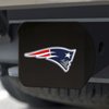 22586 Black-Metal Hitch Cover w/ 3D Color Emblem, New England Patriots [Blue] - image 2