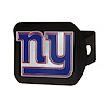 22592 Black-Metal Hitch Cover w/ 3D Color Emblem, New York Giants [Dark Blue]