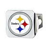 22603 Hitch Cover w/ 3D Color Emblem, Pittsburgh Steelers [White] - image 1