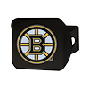 22757 Black-Metal Hitch Cover w/ 3D Color Emblem, Boston Bruins [Black] - image 1