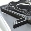 26626 Black-Metal Hitch Cover w/ Chrome-Metal 3D Emblem, Miami Marlins [Chrome] - image 3