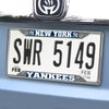 26658 Chrome-Metal License Plate Frame, 6.25 in. x 12.25 in., New York Yankees [Blue Logo] - image 2