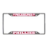 26675 Chrome-Metal License Plate Frame, 6.25 in. x 12.25 in., Philadelphia Phillies [Red Logo] - image 1