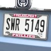 26675 Chrome-Metal License Plate Frame, 6.25 in. x 12.25 in., Philadelphia Phillies [Red Logo] - image 2