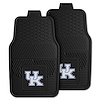8784 Heavy-Duty Front Car Mat Set, 2-Pieces, Kentucky Logo [Black] - image 1
