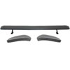 70-74 Barracuda Front / Rear Spoiler Package GC110 + FP108B Organosol Black - image 1
