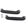 69-72 A / B-Body Twin Hood Scoop Black Trim Bezels - image 1