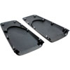 69-72 A / B-Body Twin Hood Scoops w/ Black Bezels - image 2