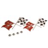 Front Fender Emblem 1957 Full Size Chevy & Chevy Corvette - image 2