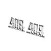 2326 Front Fender Emblem 1964 Full Size Chevy - image 2