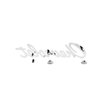 2886 Trunk Lid Emblem 1969-70 Full Size Chevy - image 3