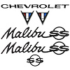 4100B Emblem Kit for 1964-1967 Chevy Malibu - image 1