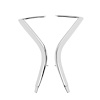 4725 Hard Top Vinyl Rear Trim 1970-72 Chevy Chevelle - image 1