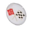 5002 Gas Lid Emblem 1963 Chevy Corvette - image 2
