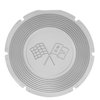 5004 Gas Lid Emblem 1964 Chevy Corvette - image 3