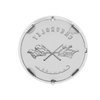 5080 Front Fender Emblem 1953-55 Chevy Corvette - image 3