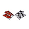 5235 Front X-Flag Emblem 1967 Chevy Corvette - image 1