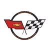 5976 Fuel Door Emblem 1982 Chevy Corvette - image 1
