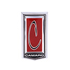 6821 Front Header Panel Panel Emblem 1971-74 Chevy Camaro - image 1