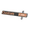 9700 "Custom" Dash Emblem for 1973-1974 GMC Full Size Trucks - image 2