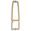 Tail Light Lens Gasket Set 1966-67 Chevy Nova - image 1