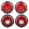 Tail & Back Up Lens Set 1971.5-73 Chevy Camaro RS - image 1