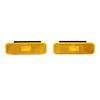 A6731 1970-73 Chevy Camaro Front Marker Light Assembly w/ Gaskets & Brackets, Pair - image 1