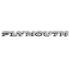 MP3177 Hood/Trunk "Plymouth" Emblem Letter Set for 1966-1971 Plymouth A, B & C Body Trucks - image 1