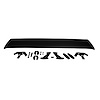 MP610B 1968-1970 Charger Licensed Mopar, Organosol Black Rear Go Wing, Complete Kit - image 1