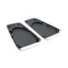 MPHS100PM Licensed Twin Hood Scoops Complete Kit for 1969-1972 Dodge, Plymouth Models [Chrome Bezels] - image 2