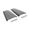 MPHS101PM 1969-1972 Mopar A/B-Body Twin Hood Scoops with Fasteners, No Bezels