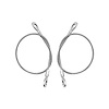 MPRL009PN 1970-1971 Mopar E-Body Licensed Mopar Rear Window Louver Lanyards - image 1