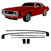 TPG-6740 Original Style Hockey Stick Vinyl Black Stripe Kit for 1969 Chevy Camaro - image 1