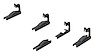 T3 Running Board Mounting Bracket, Fits Select GM, Steel [Black Powder Coat Finish]