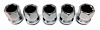 123BA Rally II Bulge Acorn Lug Nuts [Black Insert] - image 1