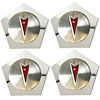 Pontiac Center Caps Red Arrowhead Logo - image 1
