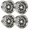 BSF179KG Snowflake Wheel Kit [Size: 17" x 9"] Finish: Black - image 2