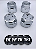 CCSYR1CHR1 Chrome Center Cap Set [Chrome YR1 Inserts] - image 1