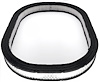 Oval Air Filter for Mopar 6-Pack, Hemi - Black - image 1
