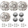 Cast Aluminum Corvette Rally Staggered Wheel Kit - image 1
