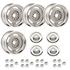Cast Aluminum Corvette Rally Staggered Wheel Kit - image 1