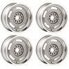 GCRW178DK Corvette Rally Wheel Kit [Size: 17" x 8"] Finish: Silver Powder Coated w/Machined Lip - image 2