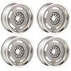 GCRW178DKT Corvette Rally Wheel Kit [Size: 17" x 8"] Finish: Silver Powder Coated w/Machined Lip - image 2