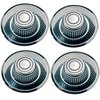 GCRW178DKT Corvette Rally Wheel Kit [Size: 17" x 8"] Finish: Silver Powder Coated w/Machined Lip - image 3