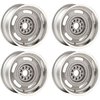 GCRW179DKT Corvette Rally Wheel Kit [Size: 17" x 9"] Finish: Silver Powder Coated w/Machined Lip - image 2