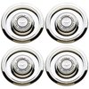 GCRW179FKT Corvette Rally Wheel Kit [Size: 17" x 9"] Finish: Silver Powder Coated w/Machined Lip - image 3